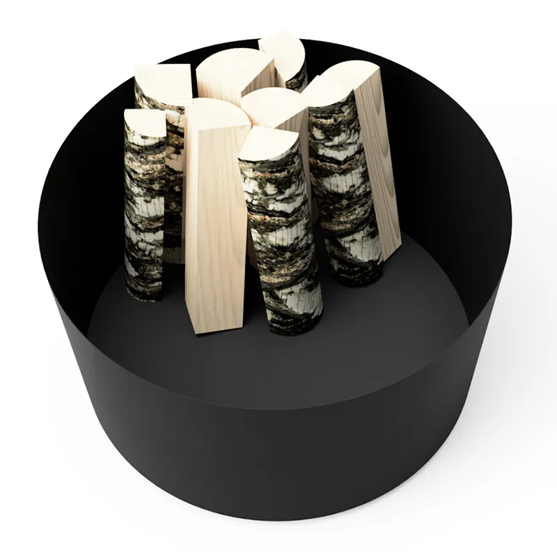 Tsingitud metallist ümmargune väliistutusmasin