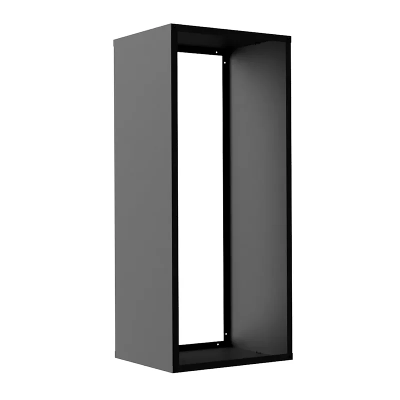 Väljas lihtsalt kokkupandav kaasaegne küttepuude hoiuruum